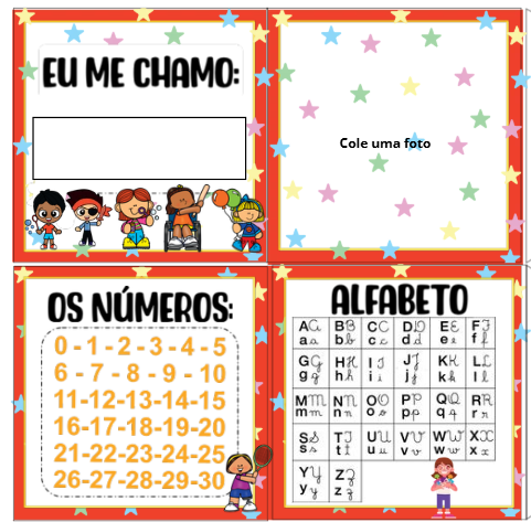 Bônus Caderno de Atividades para Autista + Crachá em Cubo